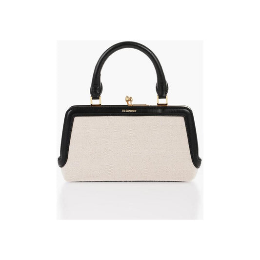 Jil Sander Canvas Minibag with Removable Shoulder Strap