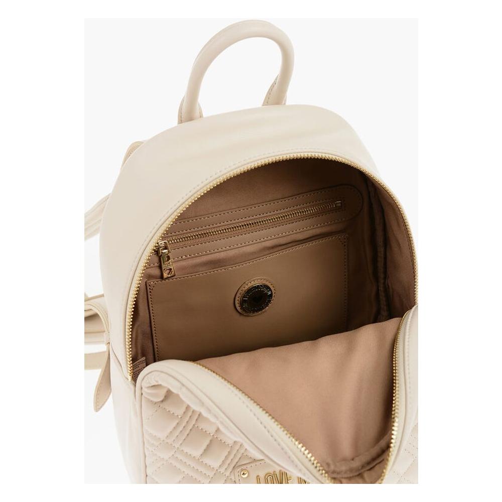 Front view with bag zipped and handles upright.