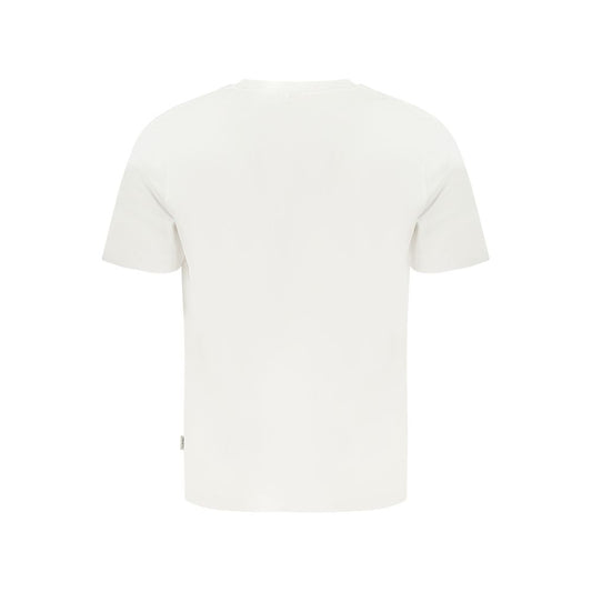 Pepe Jeans White Cotton T-Shirt PE-35607-XL