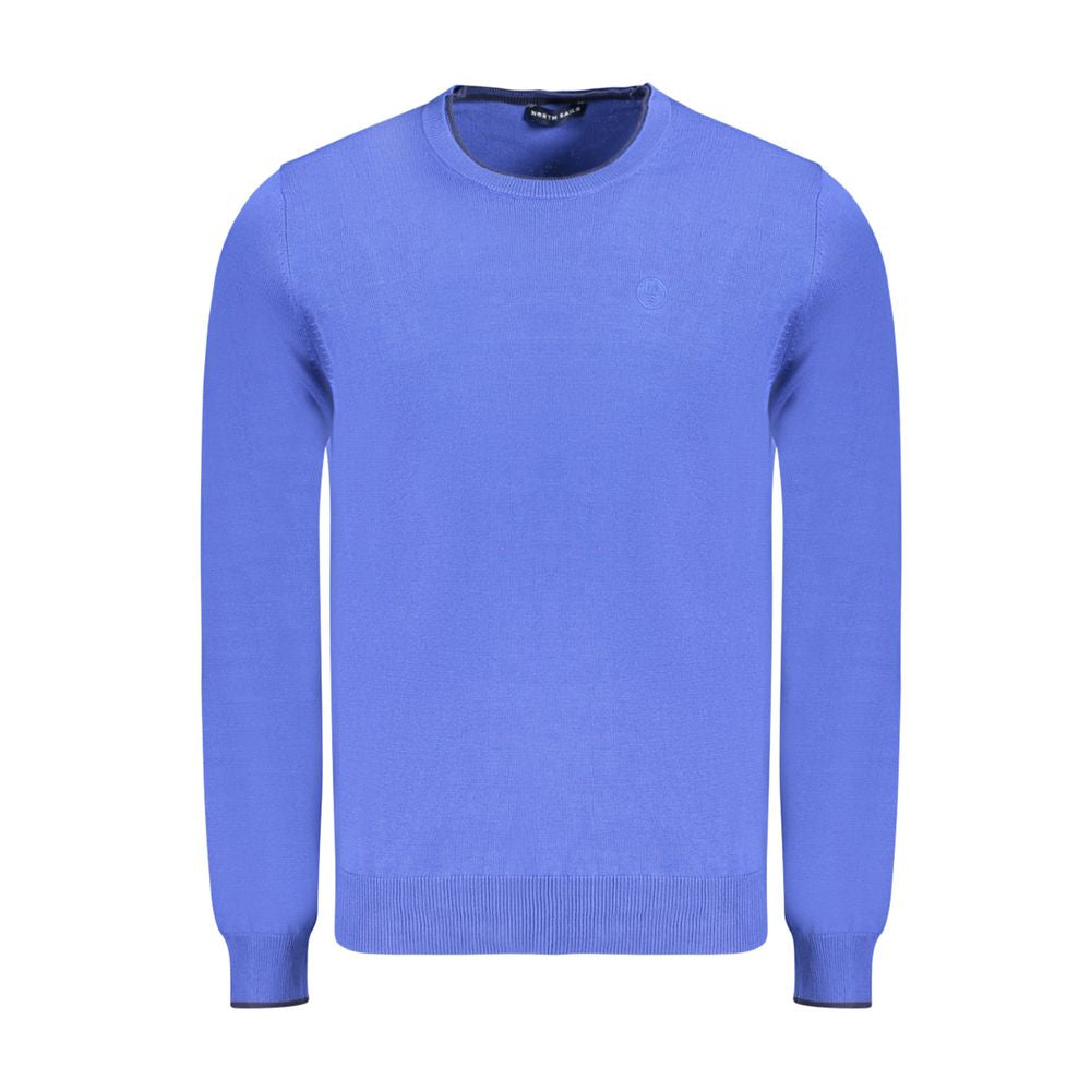 North Sails Blue Cotton Men Sweater