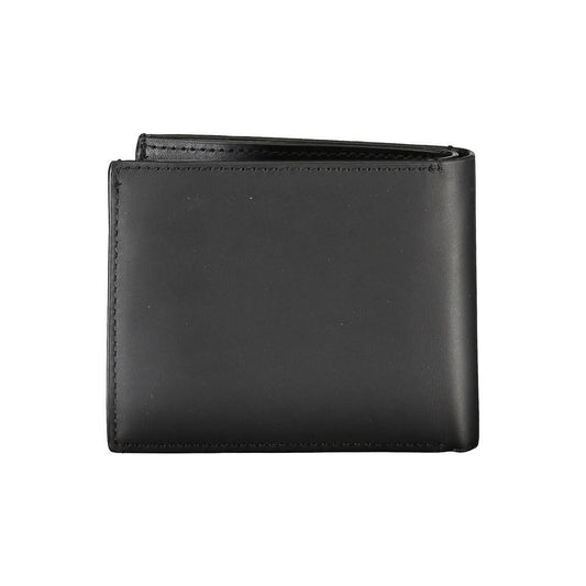 Calvin Klein Black Leather RFID Wallet with Coin Purse CA-25958