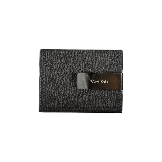 Calvin Klein Sleek Leather Card Holder with Money Clip CA-27475
