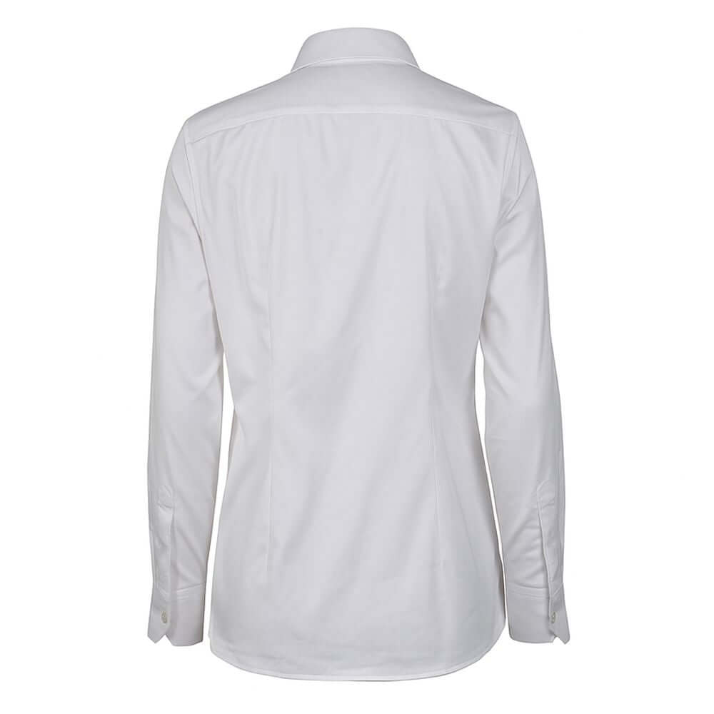 Made in Italy White Cotton Women's Shirt LO-15405-S