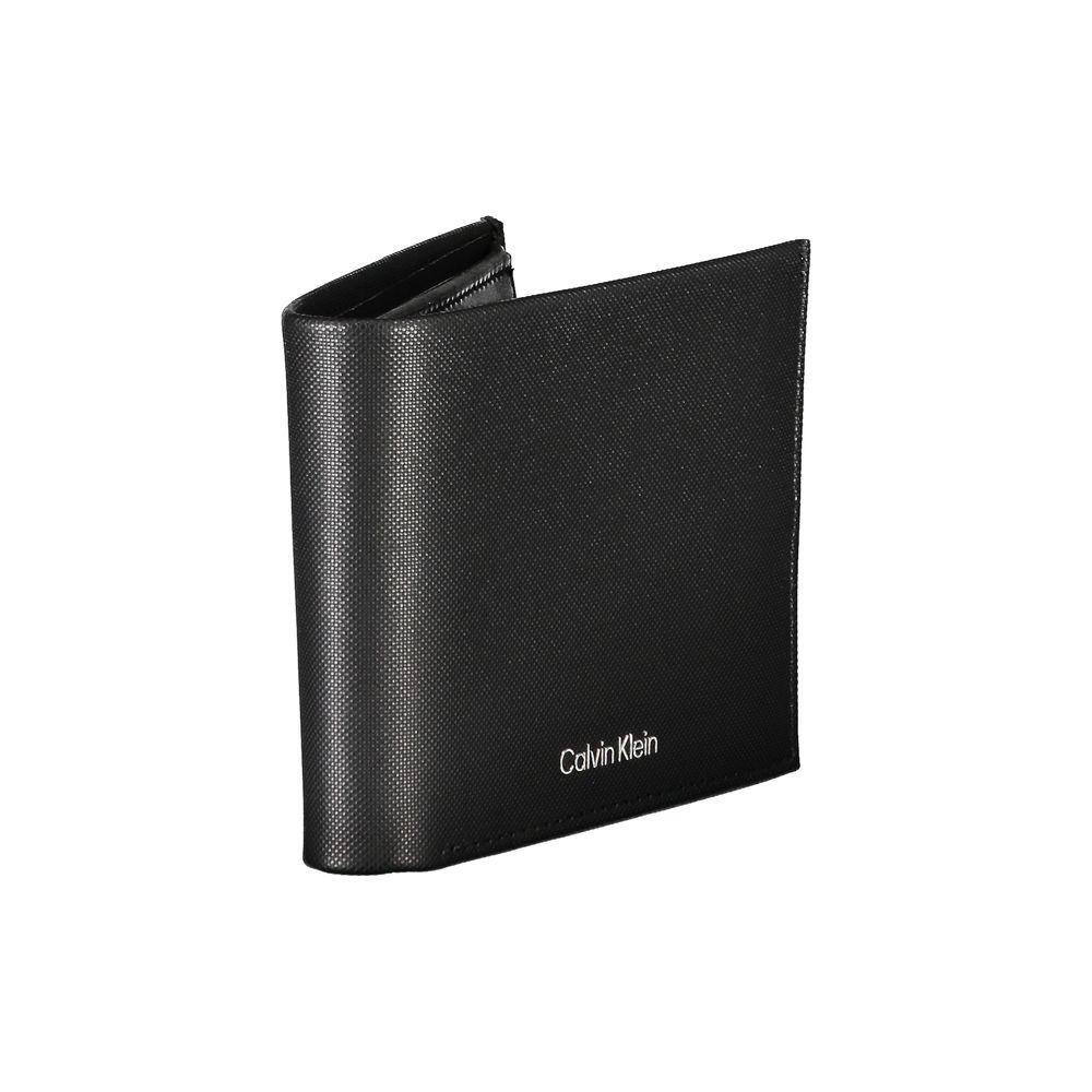Calvin Klein Elegant Black Leather Wallet with RFID Blocking CA-25994