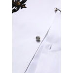 Dolce & Gabbana White GOLD Embellished Formal Men Dress Shirt TSH90683-38