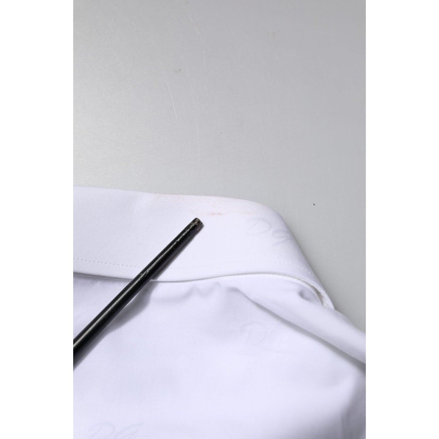 Dolce & Gabbana White GOLD Long Sleeves Dress Formal Shirt TSH906704-40