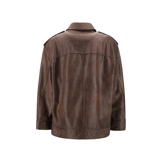 PINKO PINKO Leather Jacket PI-105012A2I1M22-M 1728,72470364320,Brown,Clothing,Jackets & Coats - Women - Clothing,M,New with tags,PINKO,S,Women,Women - Clothing
