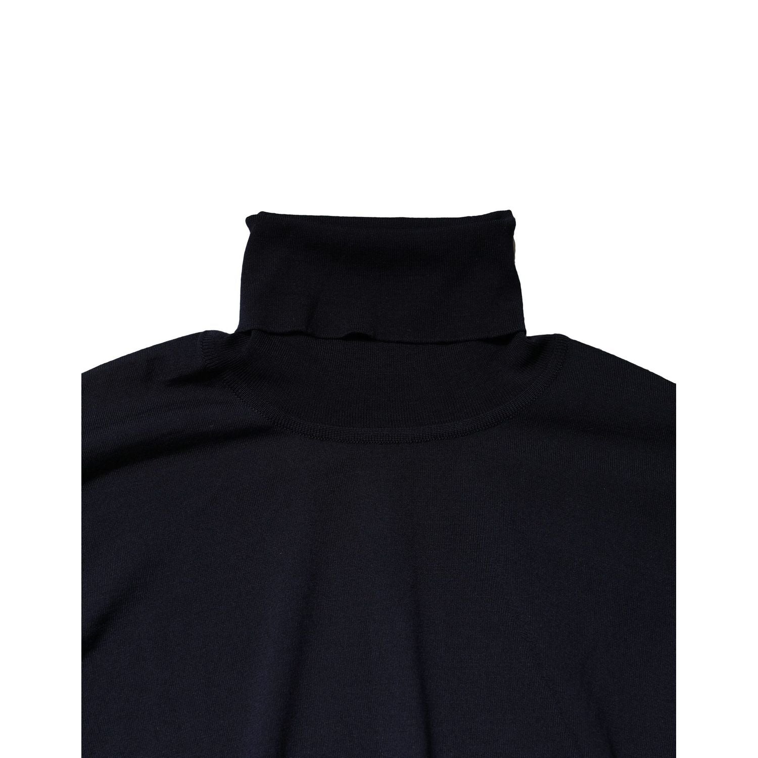 Dolce & Gabbana Blue Long Sleeve Turtleneck Pullover Sweater