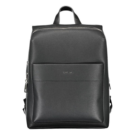 Calvin Klein Black Polyester Men Backpack CA-14269