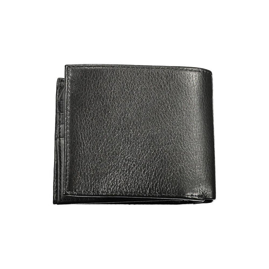 Tommy Hilfiger Black Leather Men Wallet TO-17499