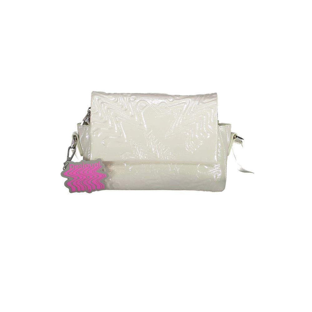 Front view with bag zipped and handles upright.