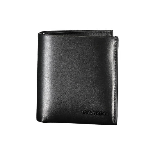 Calvin Klein Sleek Black Leather RFID Wallet CA-26008