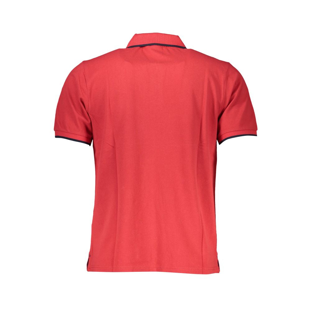 North Sails Red Cotton Men's Polo