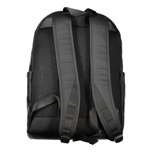 Tommy Hilfiger Black Polyester Backpack TO-32188