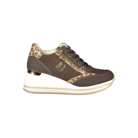 Laura Biagiotti Laura Biagiotti Brown Polyester Women Sneaker LA-32811-EU38/US8 1728,67403481248,Brown,EU38/US8,EU39/US9,Laura Biagiotti,New with tags,Shoes,Sneakers - Women - Shoes,Women,Women - Shoes