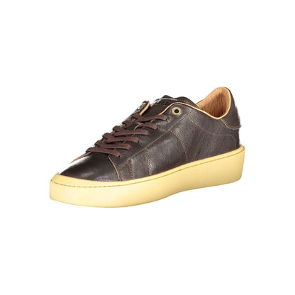 Blauer Marrone Leather Men Sneaker1728,67403481248,Athletic - Sneakers - Shoes,Blauer,Brown,EU43/US10,Men,New with tags,Shoes,Sneakers - Shoes