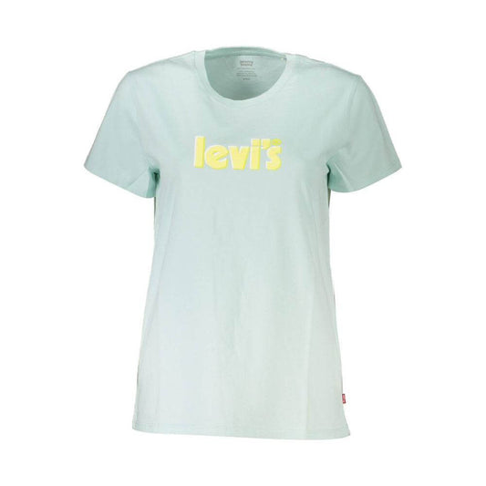 Levi's Blue Cotton Women T-Shirt LE-37929-XS