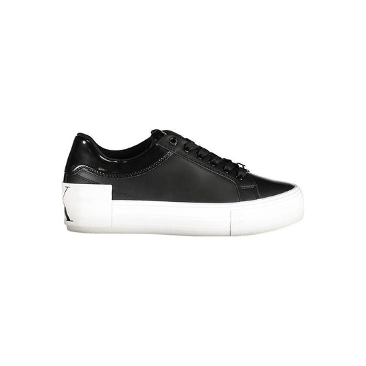 Calvin Klein Black Polyester Sneaker