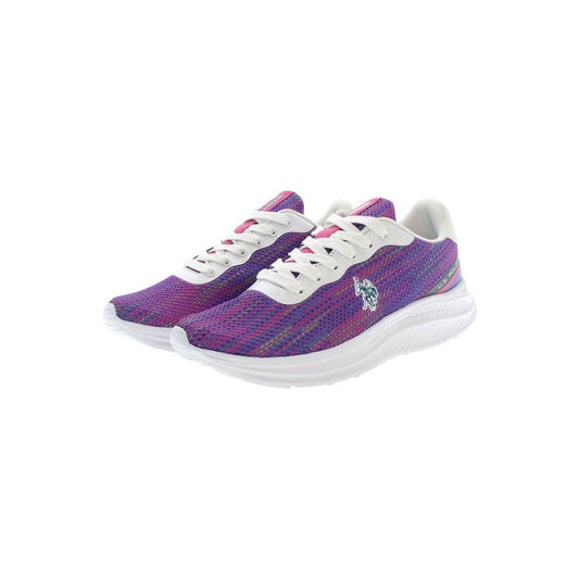 U.S. POLO ASSN. Purple Polyester Women Sneaker