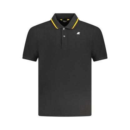 K-WAY Black Cotton Polo Shirt