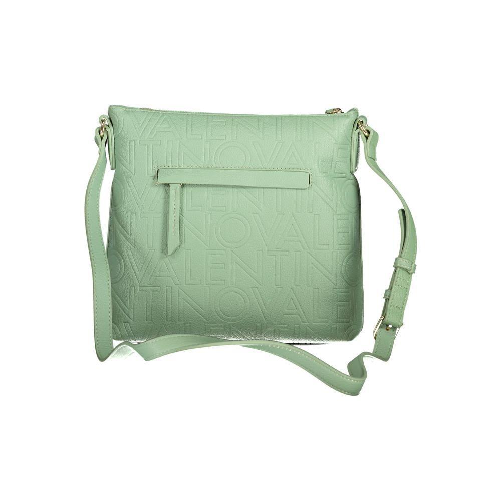 Front view with bag zipped and handles upright.