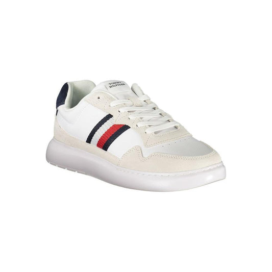 Tommy Hilfiger White Leather Men Sneaker TO-36049-EU40/US7