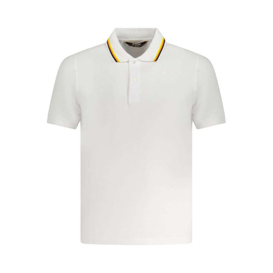 K-WAY White Cotton Polo Shirt KW-38389-S