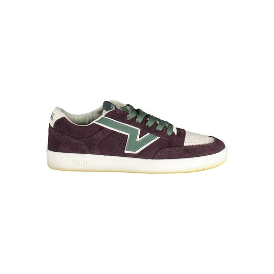 Vans Purple Leather Men Sneaker
