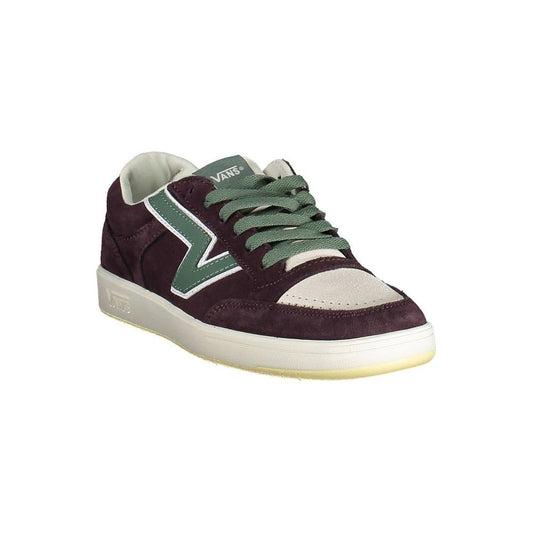 Vans Purple Leather Men Sneaker