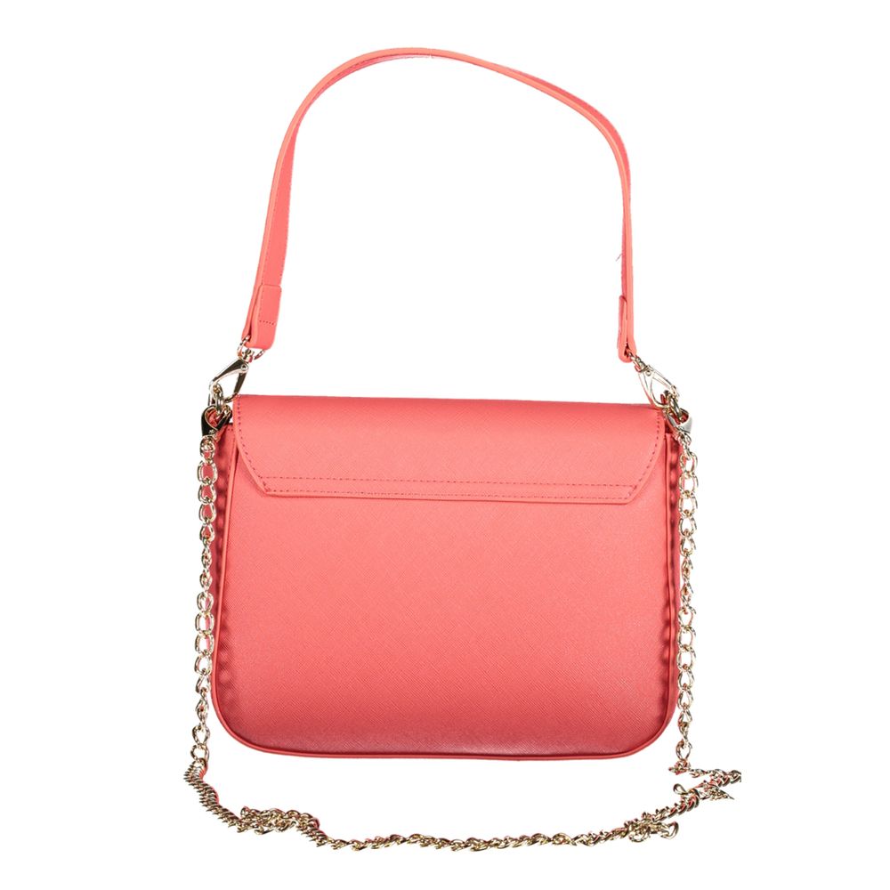 Front view with bag zipped and handles upright.