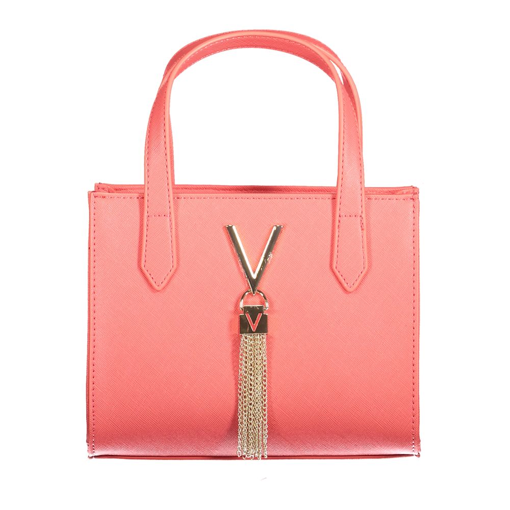Front view with bag zipped and handles upright.