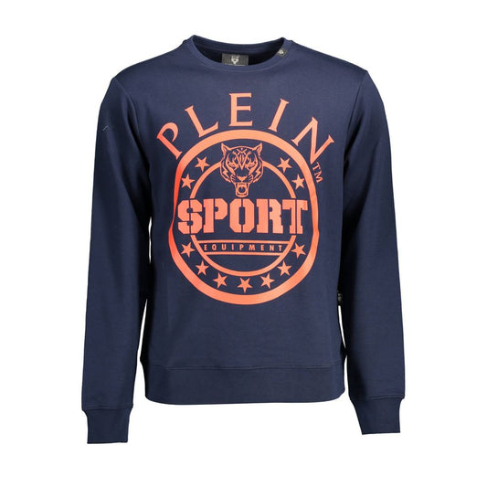 Plein Sport Blue Cotton Men's Sweatshirt