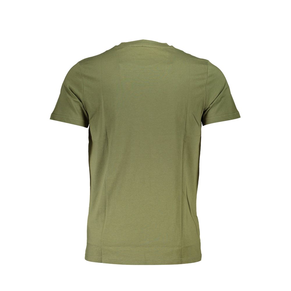 Cavalli Class Green Cotton Men T-Shirt