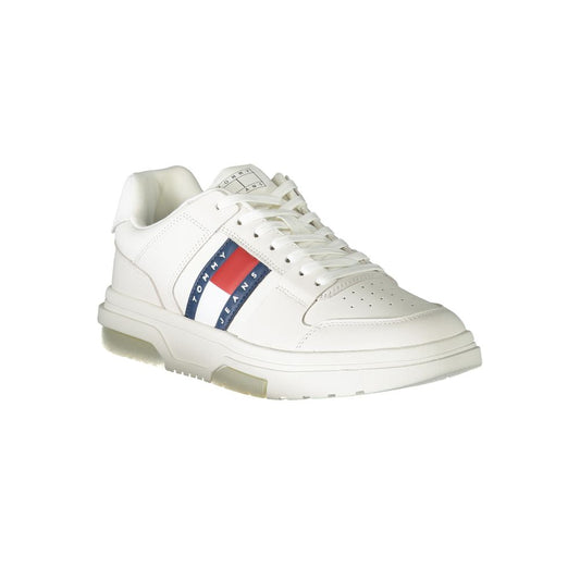 Tommy Hilfiger White Leather Men Sneaker TO-31959-EU40/US7