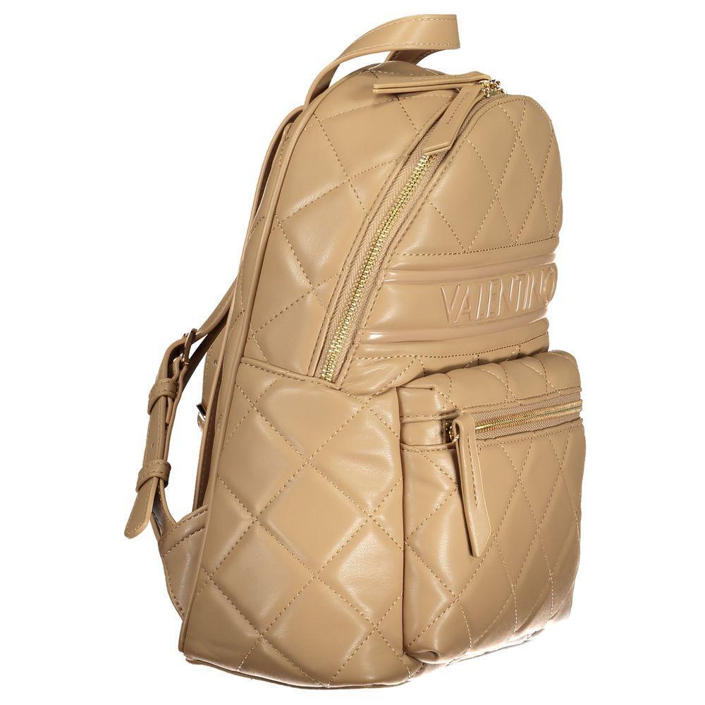 Mario Valentino Beige Polyethylene Women Backpack VA-38639