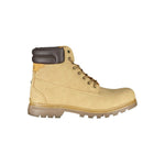 Carrera Dapper Beige Lace-Up Boots with Contrast Detailing CA-25371-EU40/US7