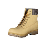 Carrera Dapper Beige Lace-Up Boots with Contrast Detailing CA-25371-EU40/US7