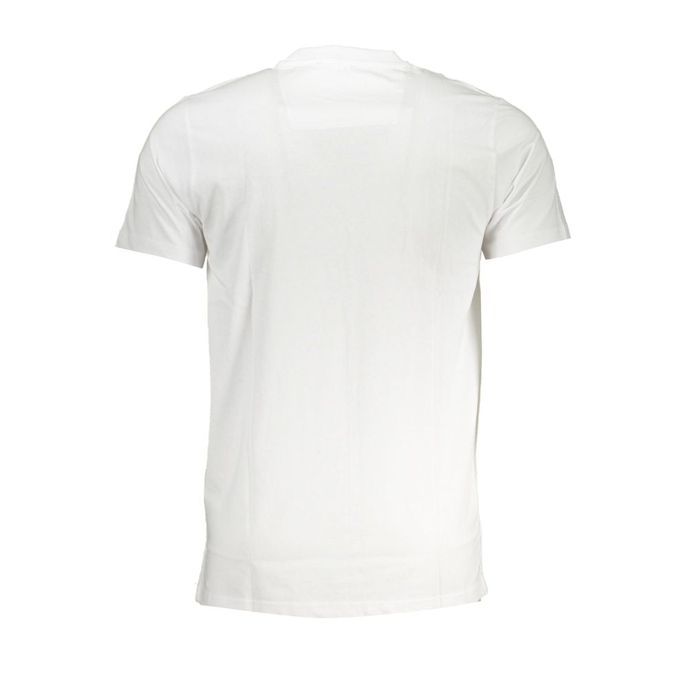 Cavalli Class White Cotton T-Shirt CA-28606-L