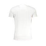 Cavalli Class White Cotton T-Shirt CA-28471-XL
