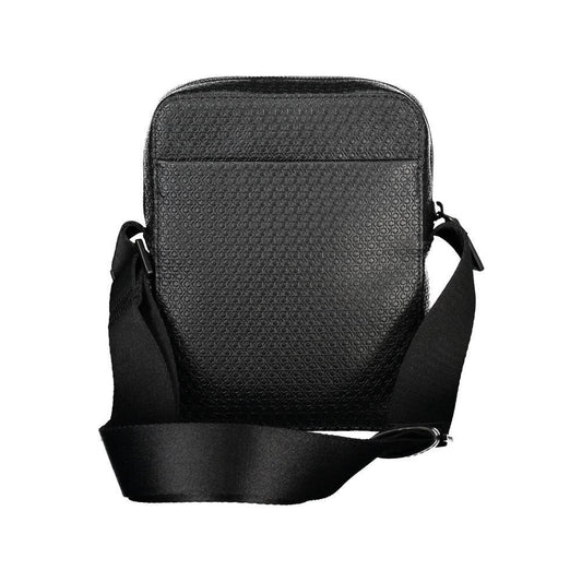 Calvin Klein Elegant Black Shoulder Bag with Contrasting Accents CA-26034