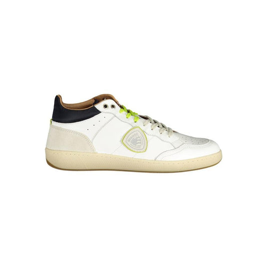 Blauer White Leather Men Sneaker BL-33853-EU40/US7
