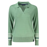 North Sails Green Cotton Women Sweater NO-35971-S