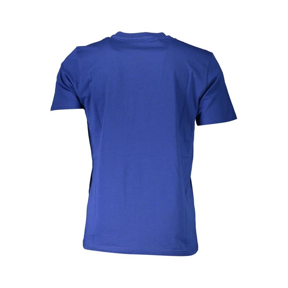 North Sails Blue Cotton Men T-Shirt NO-17675-S