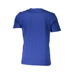 North Sails Blue Cotton Men T-Shirt NO-17675-S