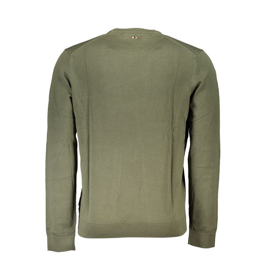 Napapijri Napapijri Green Cotton Men Sweater NA-25266-S 1728,67403481248,Clothing,Green,L,M,Men,Men - Clothing,Napapijri,New with tags,S,Sweaters - Men - Clothing,XL,XXL