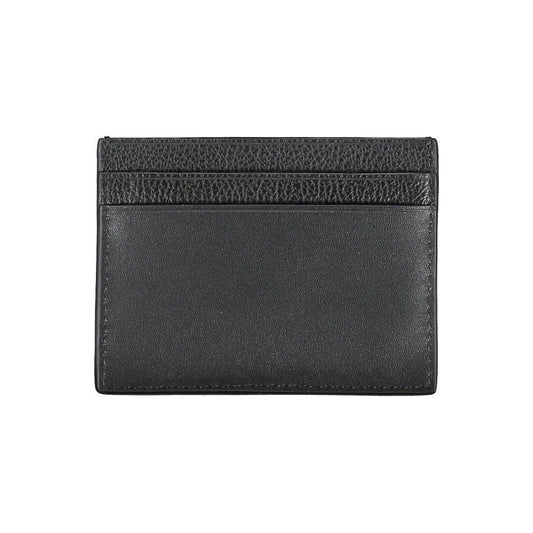 Calvin Klein Elegant Leather Card Holder in Timeless Black CA-26304