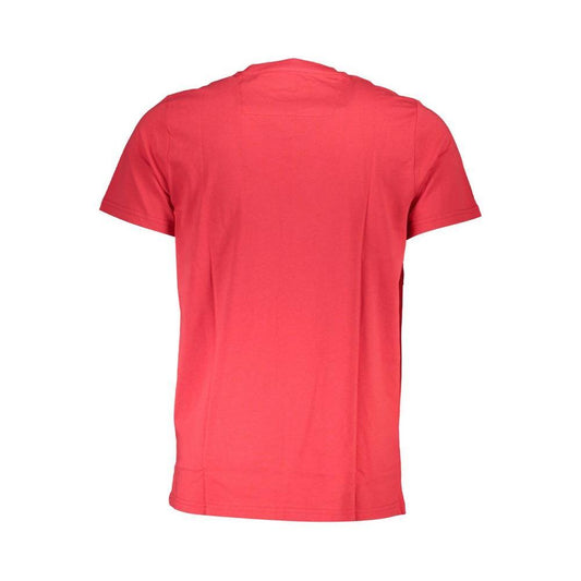Cavalli Class Red Cotton Men T-Shirt