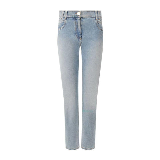 Balmain Blue Cotton Jeans & Pant BA-15522-IT38|XS