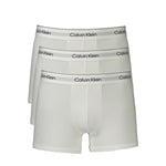 Calvin Klein White Cotton Men Boxer CA-33614-XL