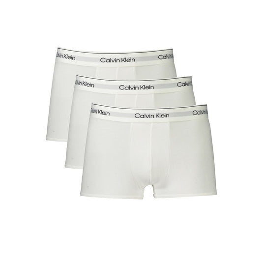 Calvin Klein White Cotton Men Boxer Short CA-35388-XXL